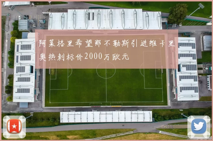 阿莱格里希望那不勒斯引进维卡里奥热刺标价2000万欧元