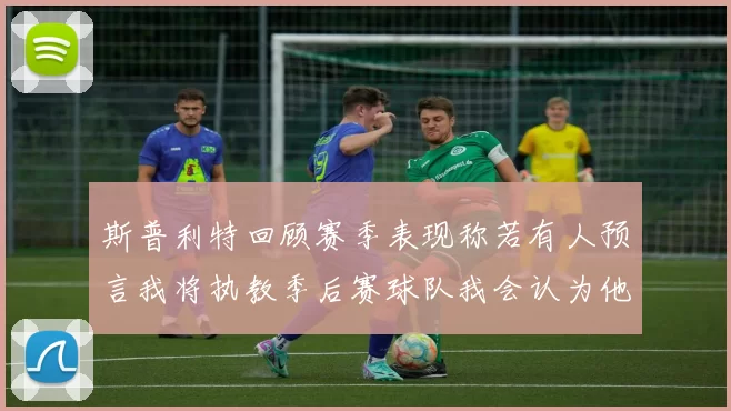 斯普利特回顾赛季表现称若有人预言我将执教季后赛球队我会认为他们疯了